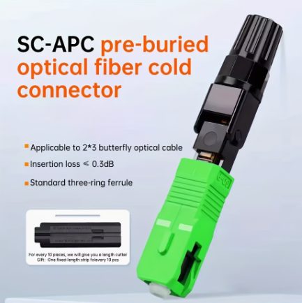 Conector mecánico de fibra