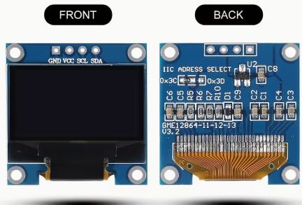 Vista 3 de Pantalla OLED I2C